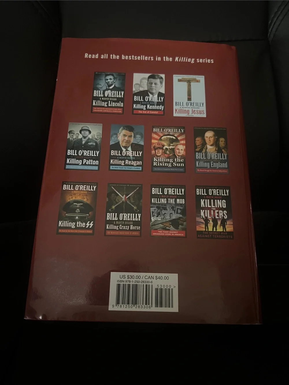 #3068**Killing the Legends Hardcover - Red